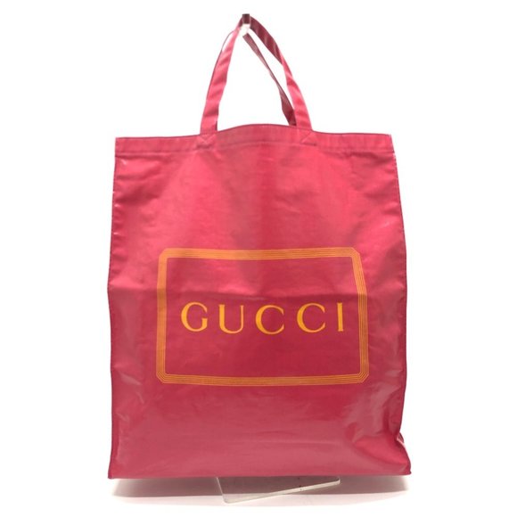 Gucci Handbags - GUCCI 575140 Logo Tote Bag, Handbag, Coated Canvas, Women's, Pink